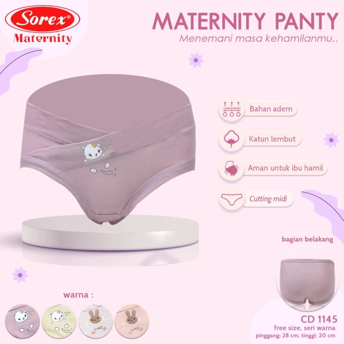 Celana Dalam Hamil Maternity Panty Sorex 1145