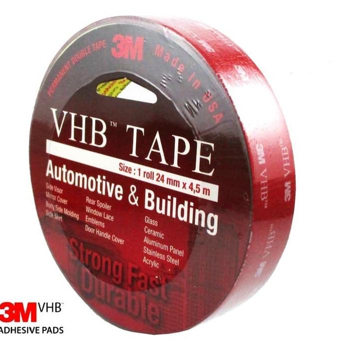 

SALE 3M - Double Tape Original 3M VHB 24mm Super Kuat Super Lengket - Mobil