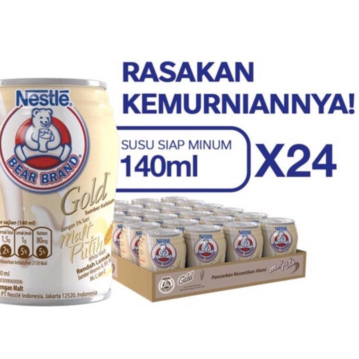 

Paling Bagus N3z3YBear Brand Gold White Malt/White Tea 140ml (24 pcs)