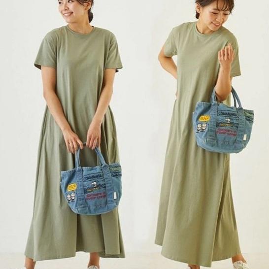 Tas Snoopy / Tas Jeans Snoopy / Tas Tenteng Snoopy / Tas Tangan Import