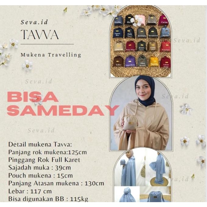 MUKENA TAVVA ORIGINAL MUKENA TAVVA MUKENA MINI TAVVA TERMURAH
