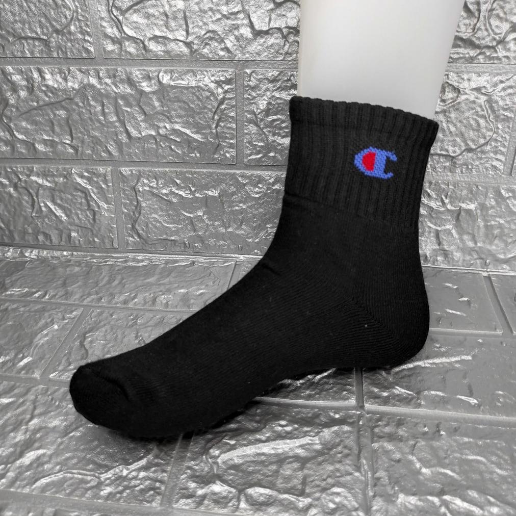 (BAYAR DITEMPAT) CP007 Kaos Kaki Champion Original / Socks Champion Classic unisex pria wanita bisa 