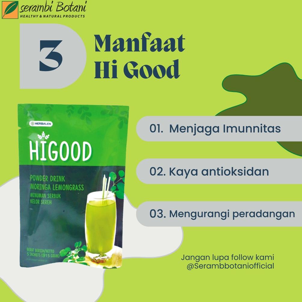 

Model baru - Minuman Herbal Moringa Lemongrass (Hi Good) ,.