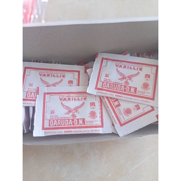 

[ READY ] Vanillie penyedap rasa dan aroma isi 100 pcs