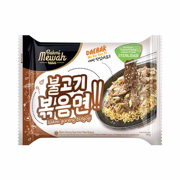 

BAKMI MIE MEWAH GORENG BULGOGI 144 GR