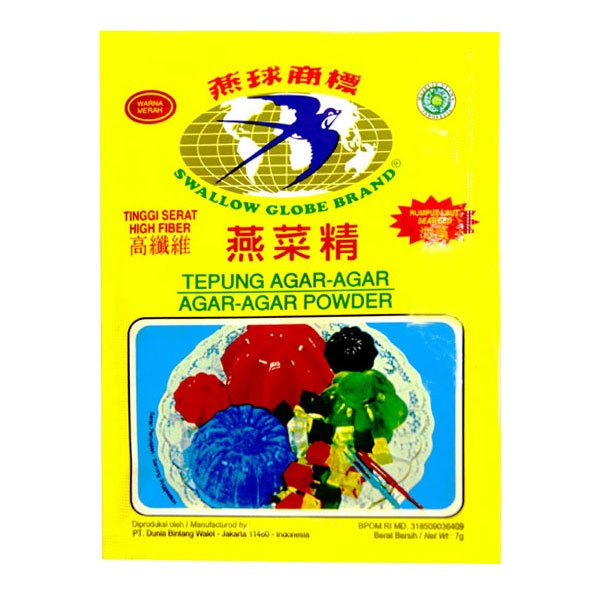 

SWALLOW GLOBE AGAR AGAR ORANGE 7 GR