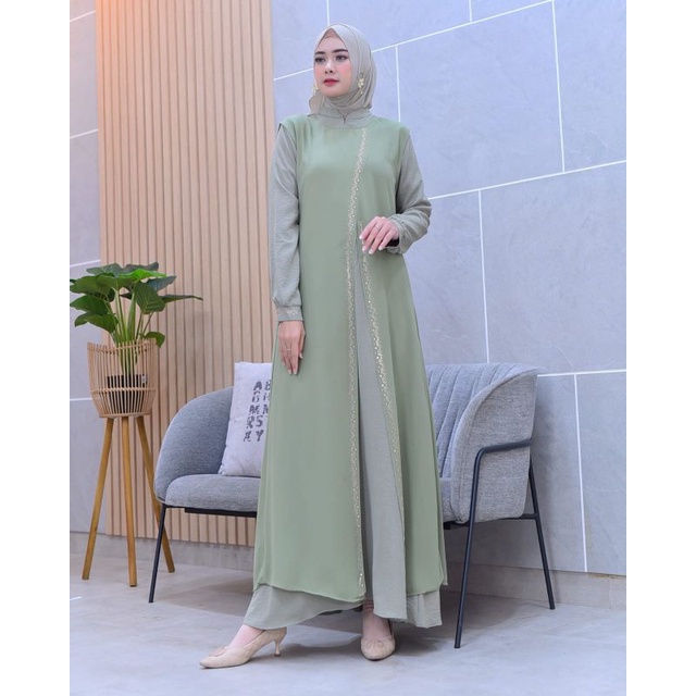 ZASKIA DRESS GAMIS+OUTER