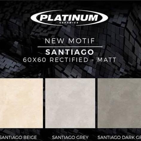 KERAMIK PLATINUM SANTIAGO BEIGE KW1 60X60CM 1.44METER sparepart 54PR23