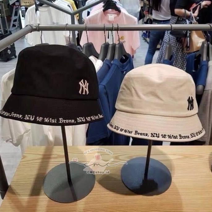 MLB KOREA 22FW Wool Bucket Hat New York Yankees - Black