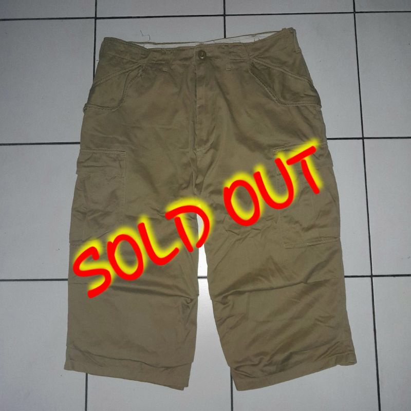 Trouser M65 Khaki Celana Cargo Pendek Military Second not Woodland
