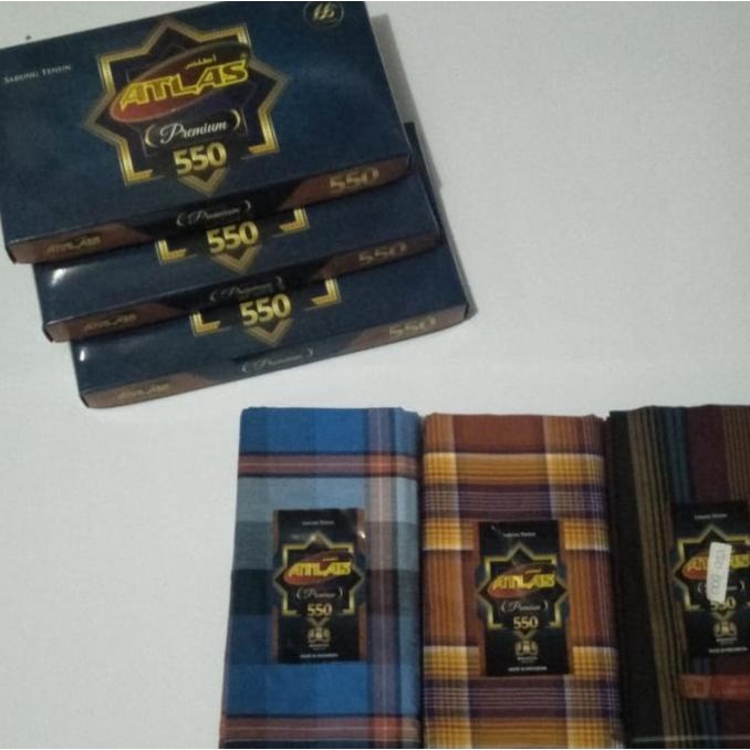 GROSIR 5 KODI (100 pcs) Sarung Atlas Premium 550 ss