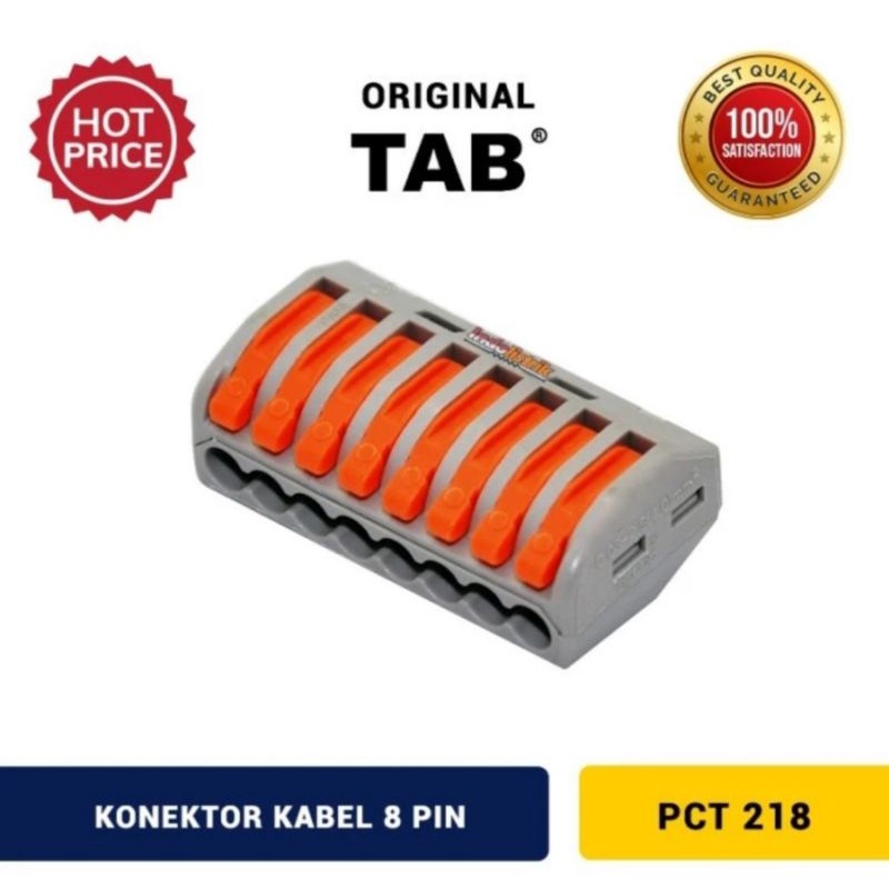 Konektor Kabel 8 Pin PCT 218 TAB WAGO mod- Terminal 8kabel 8pin