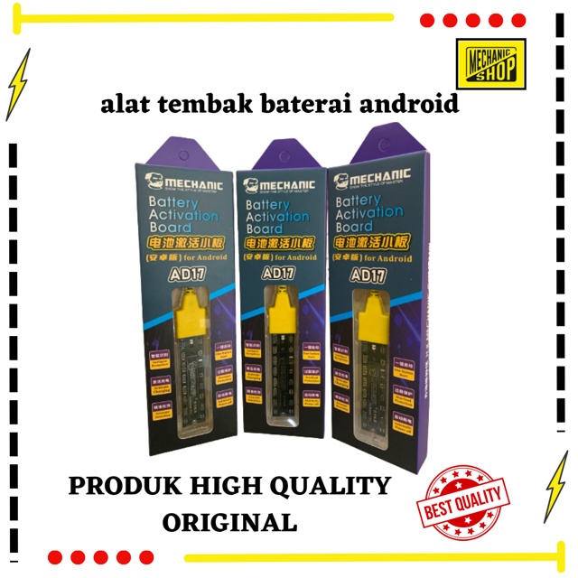 KABEL TEMBAK BATERAI MECHANIC ANDROID (AD17)