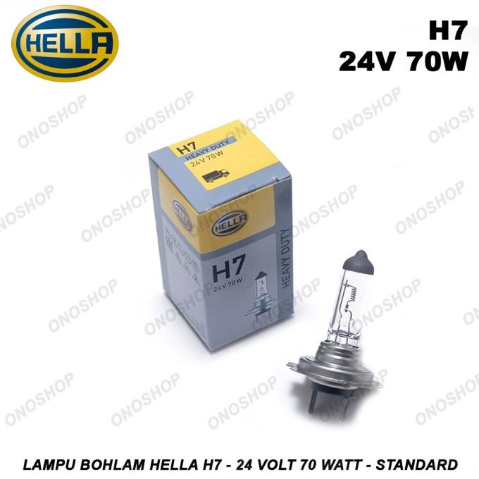 Lampu Bohlam Hella H7 - 24 Volt 70 Watt - Standard parts 54PR23