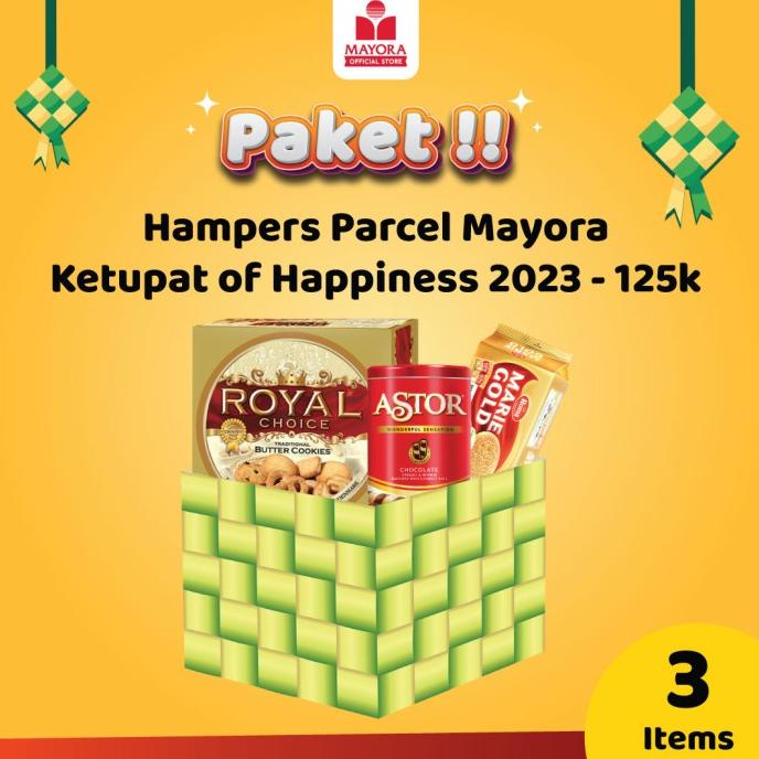 

Hampers Parcel Lebaran Ramadan Ketupat Mayora 2023 - 125k