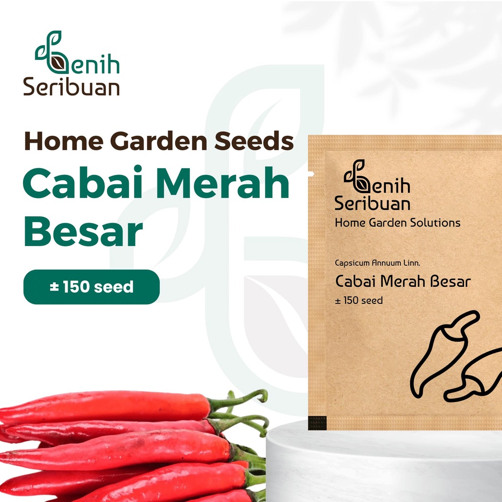 Benih Seribuan - Bibit Sayuran Cabe Merah Besar Unggul Premium