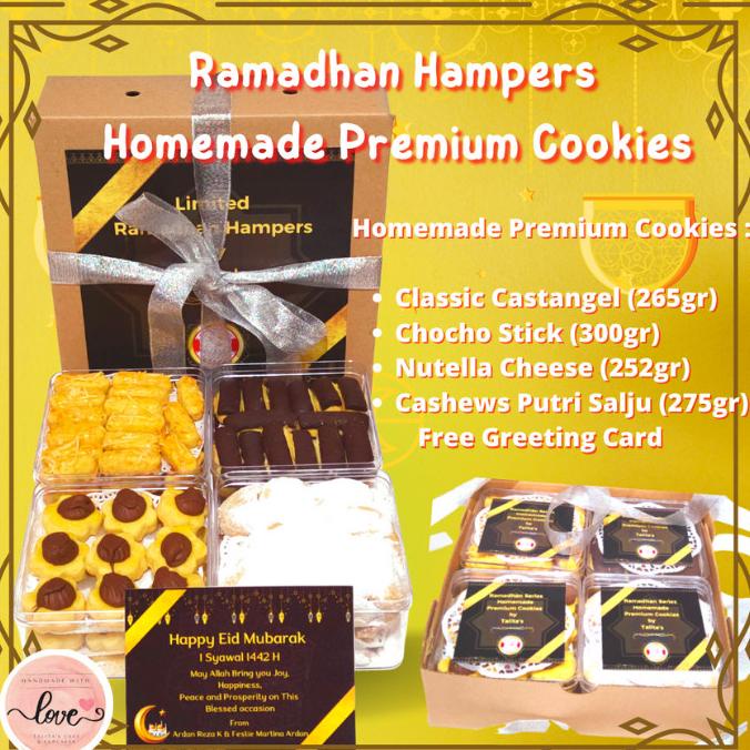 

Kue Kering / Paket Kue Kering Lebaran / Cookies Premium isi 4