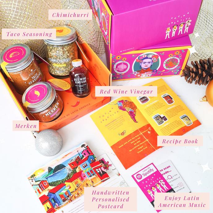 

Cocina Creativa The Frida Box - Premium Spice Kit - Gift Hamper Set
