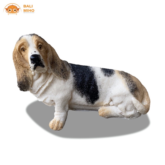 Patung Anjing Hushpupies - Patung Anjing Resin - Pajangan Anjing - Dog