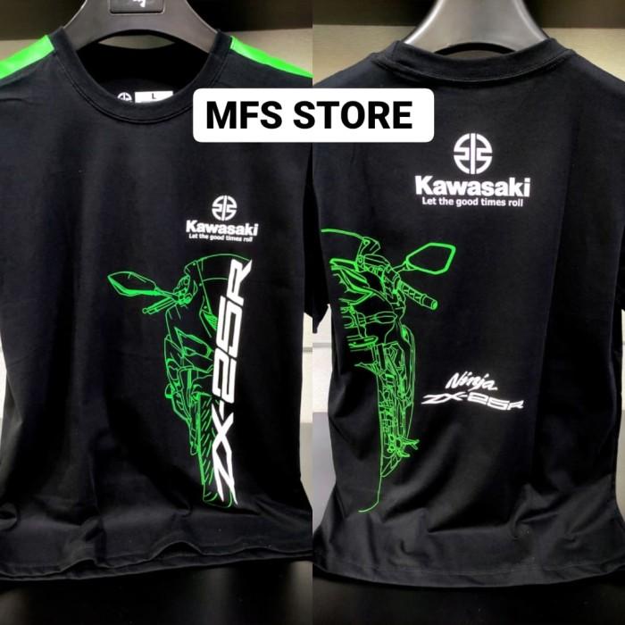 OFFICIAL APPAREL KAWASAKI NINJA ZX25 MOTOR 250 BIKERS BAJU KAOS
