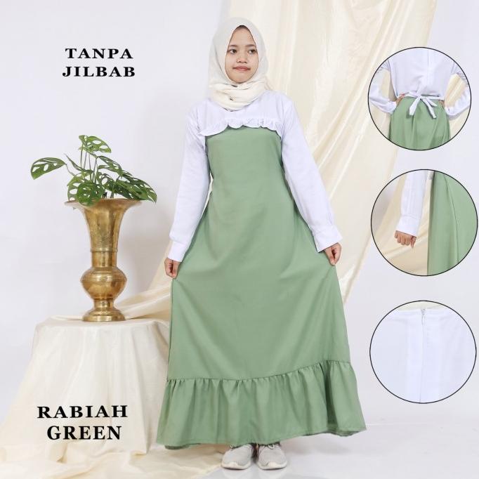 gamis anak remaja tanggung perempuan terbaru kirana umur 12-14 tahun