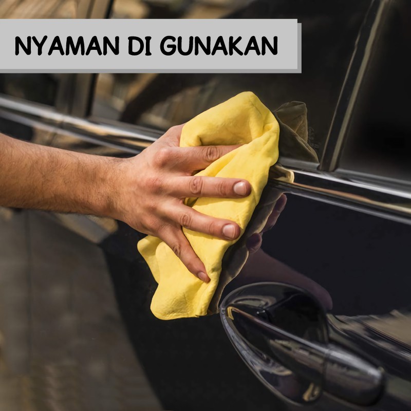 3M Auto Lap Kanebo / Pengering Kendaraan 42 x 31.5 CM Premium Series Chamois Car Cleaning 3M-1053