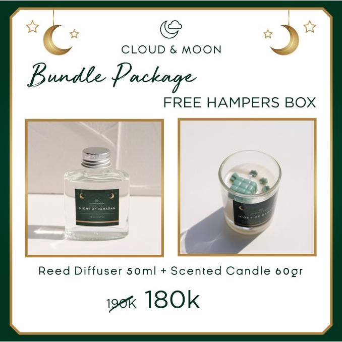 

C&M - HAMPERS LEBARAN BUNDLE | Diffuser 50ml & Candle 60gr