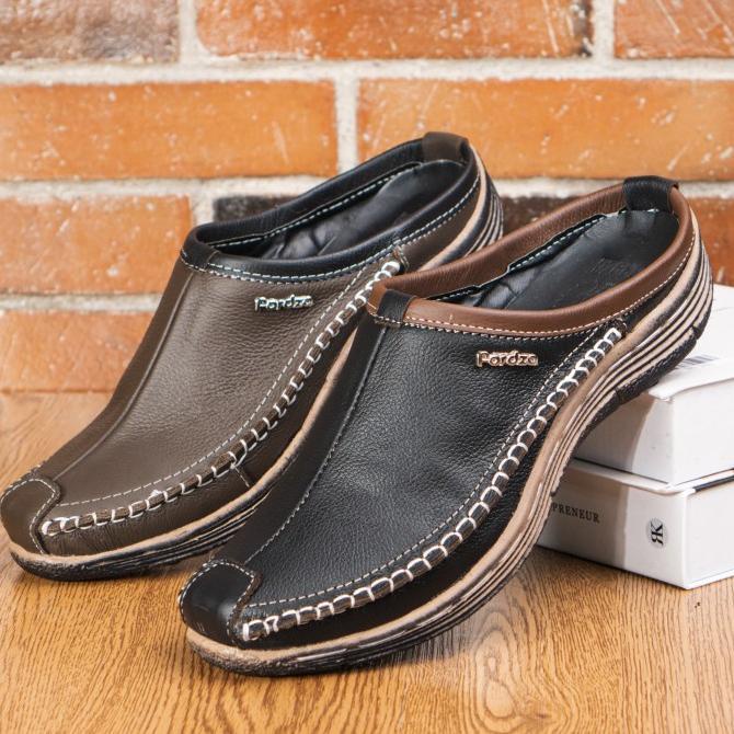 Best Seller Sendal Sepatu Pria Bs01 Sepatu Sandal Bustong Kulit Asli Original