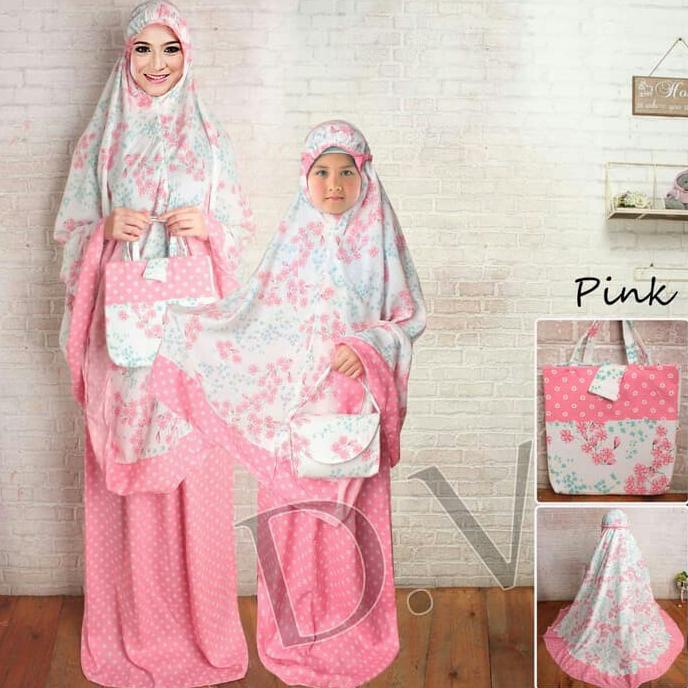 MUKENA KATUN RAYON COUPLE IBU DAN ANAK
