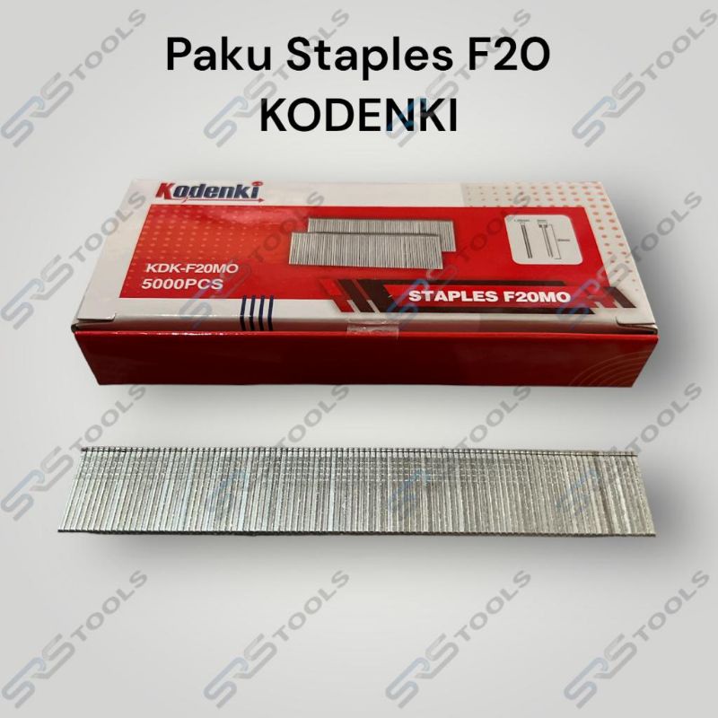 

KODENKI Isi Paku Staples F20 / Refill Stapler / Air Nailer Bit 20 mm