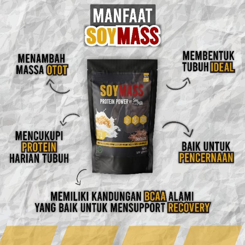 

Berkualitas! Susu Kedelai Bubuk Tinggi Protein SOYMASS Whey Protein .,