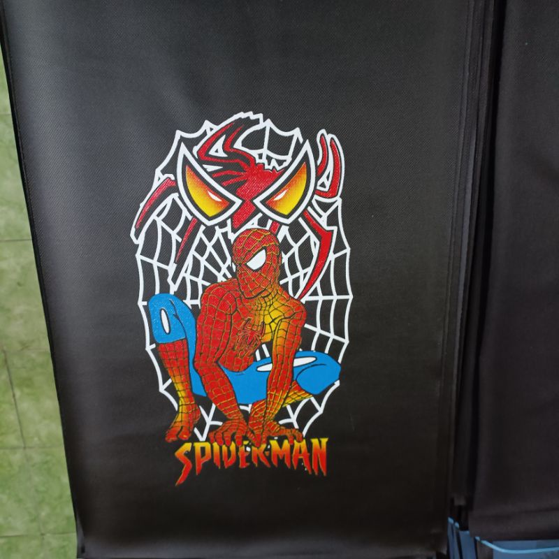 Kulit jok motor gambar spiderman