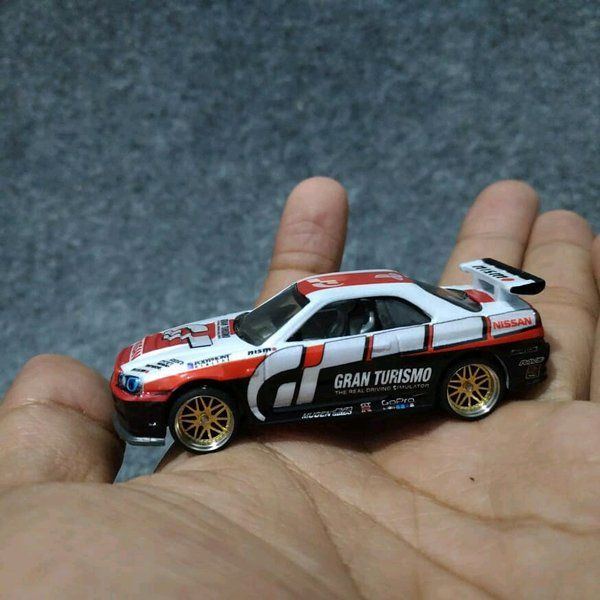 DECAL HOTWHEELS NISSAN SKYLINE GT-R R34 GRANTURISMO