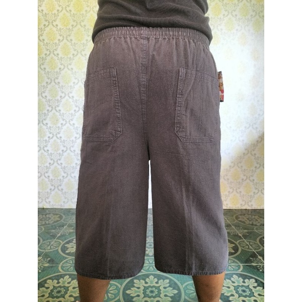 celana borju polos bahan kanvas