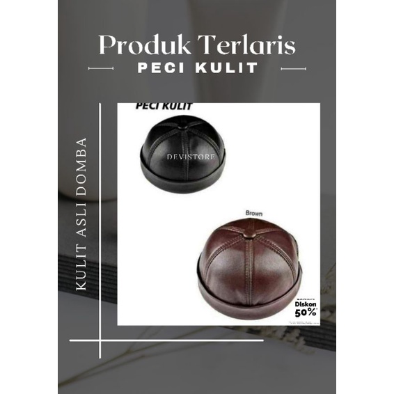 Peci Miki Hat/peci pria/peci  Dewasa Bahan Kulit Domba asli/peci garut/peci pria kulit asli murahlpe