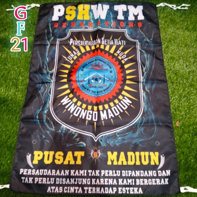 Bendera full printing PSHW-TM PUSAT MADIUN