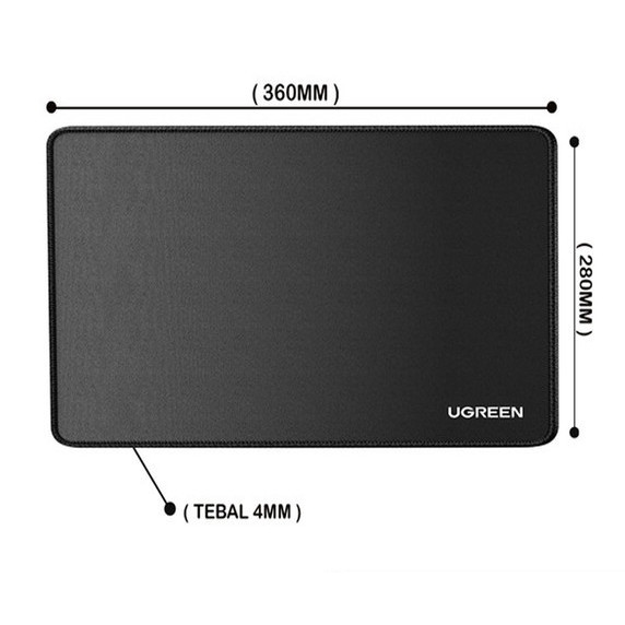 Mousepad UGreen 90564 Classic Rough 360x280x4mm - Mouse Pad 90564 (M)