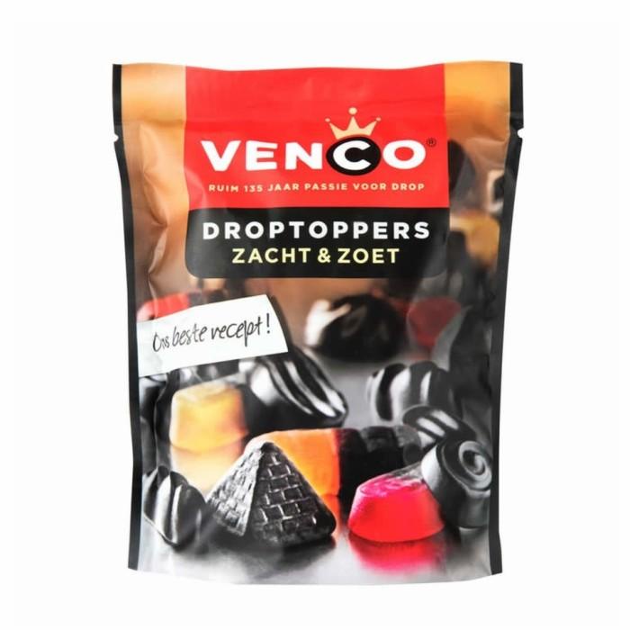 

Venco Licorice Liquorice Droptoppers Soft & Sweet Candy 041