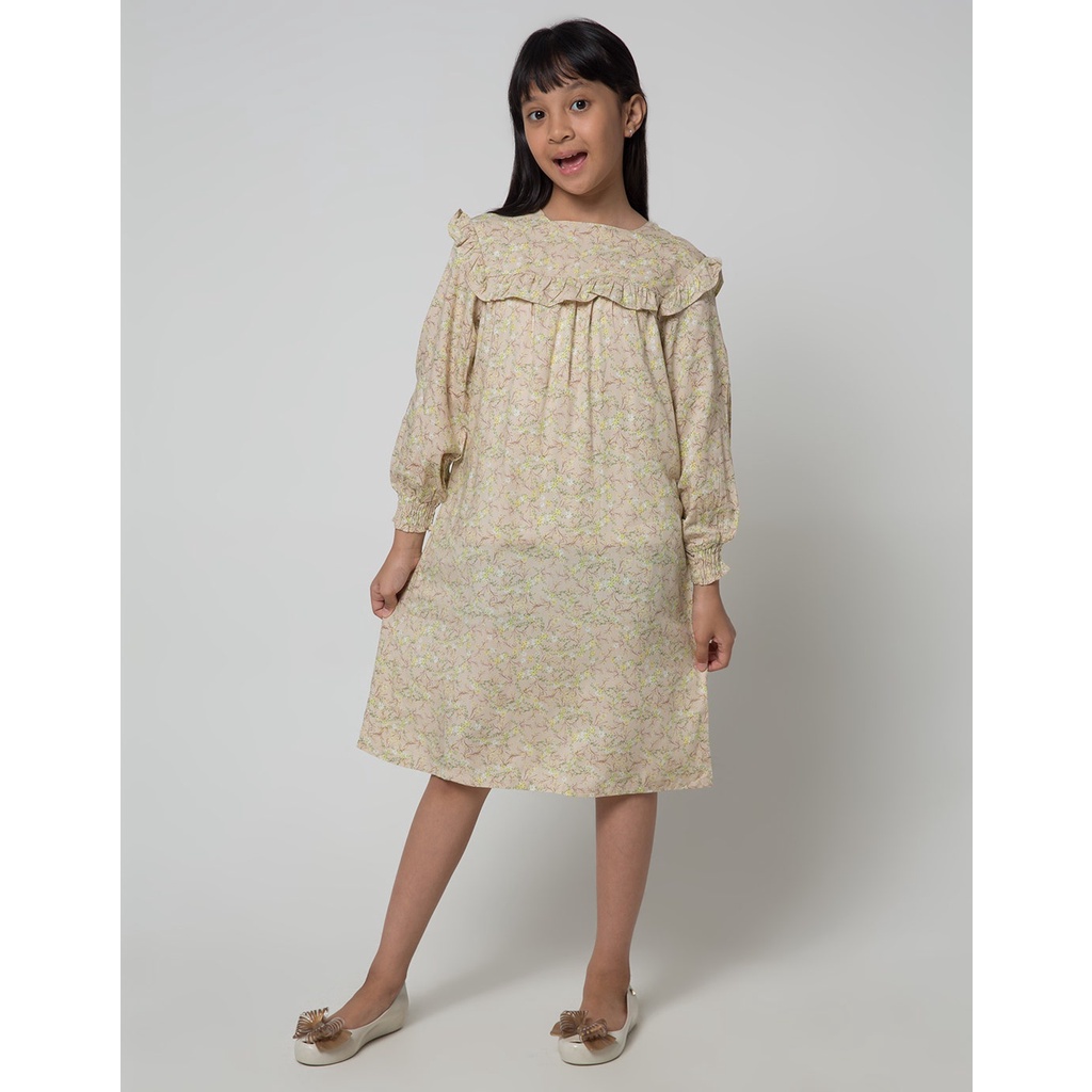 JSP Dress Print Flower Anak Perempuan 118003009