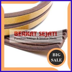Mohair Moher Door Seal Karet Penutup Celah Pintu Jendela Tipe Model E last stok 54PR23
