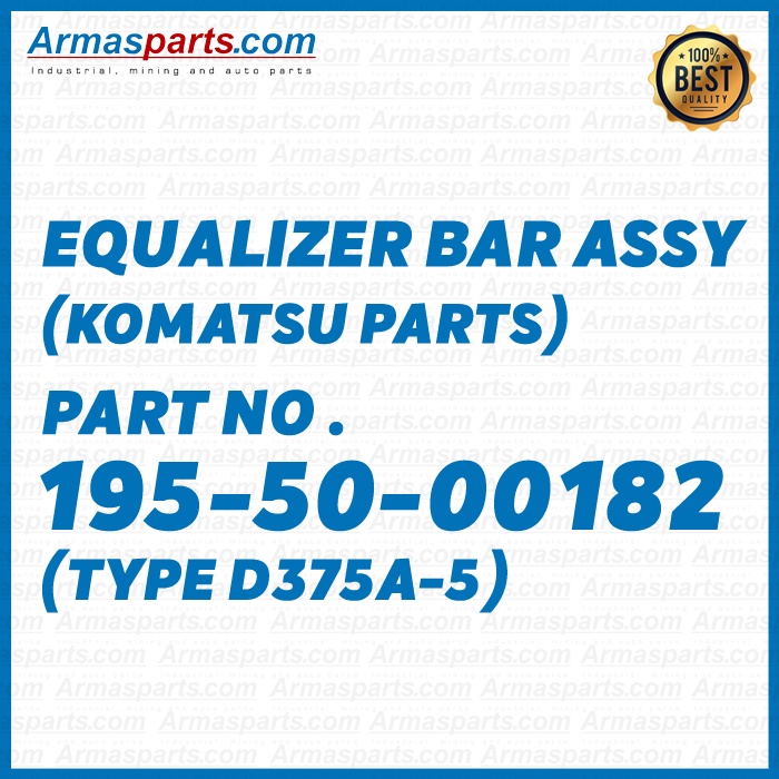 Equalizer Bar Assy 195 50 00182 1955000182 195-50-00182 D375A 5 D375A5  D375A-5