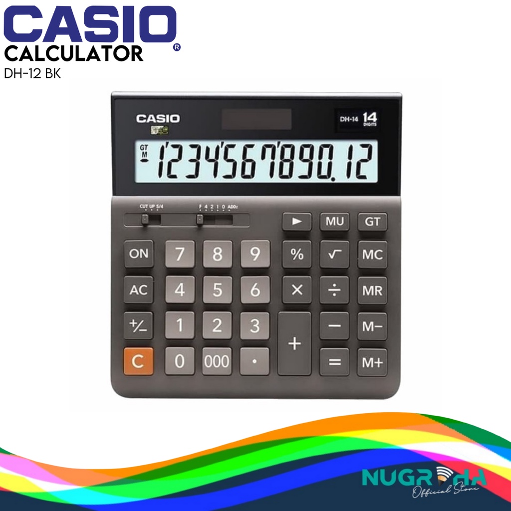

KALKULATOR CASIO DH 12 BK