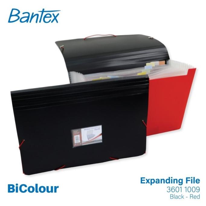 

Bantex BICOLOUR Expanding File Folio 12 Pocket 3601 1009