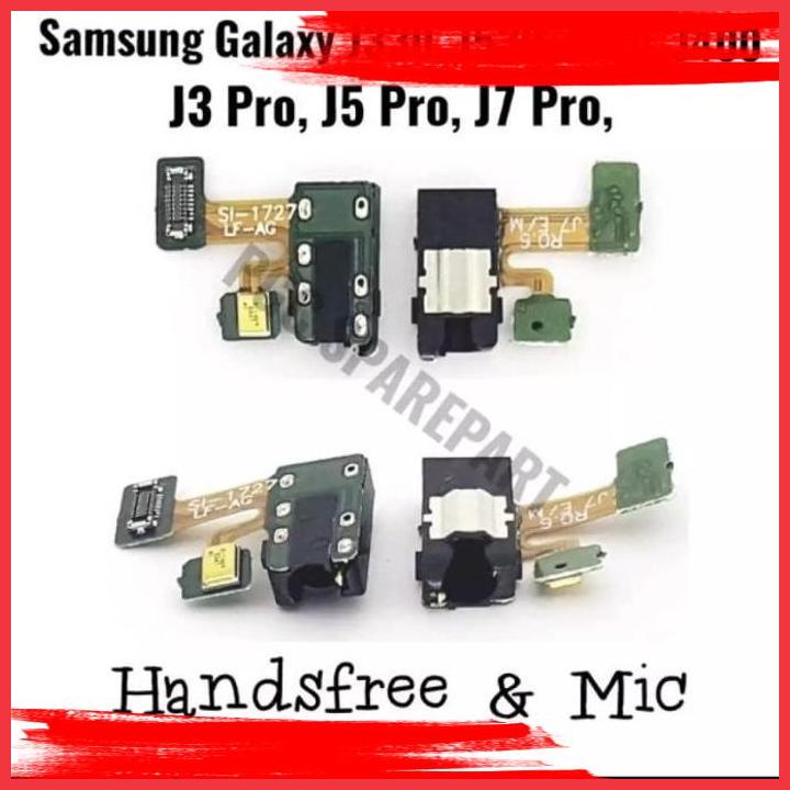 (halo) flexible konektor mic jack hensfree samsung j3 pro j5 pro j7 pro