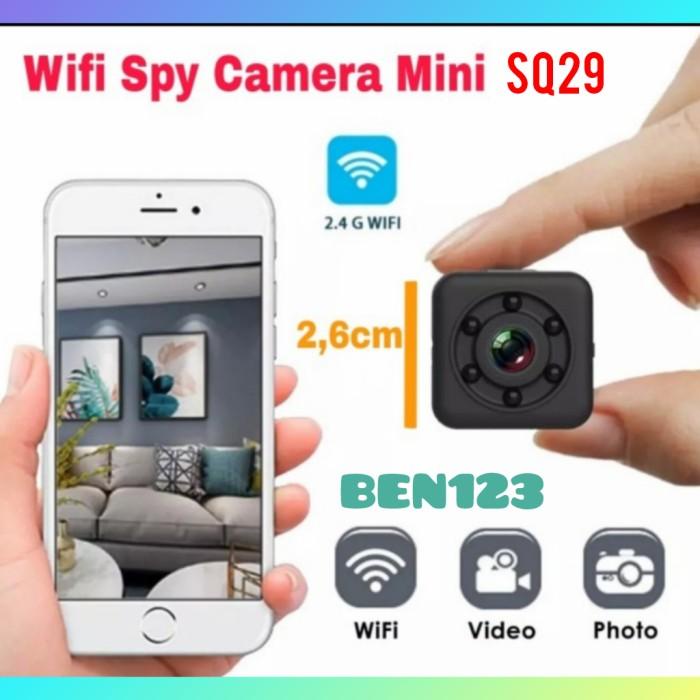 Spycam Kamera Wifi Sq29 Mini Dv Cam Spy Waterproof