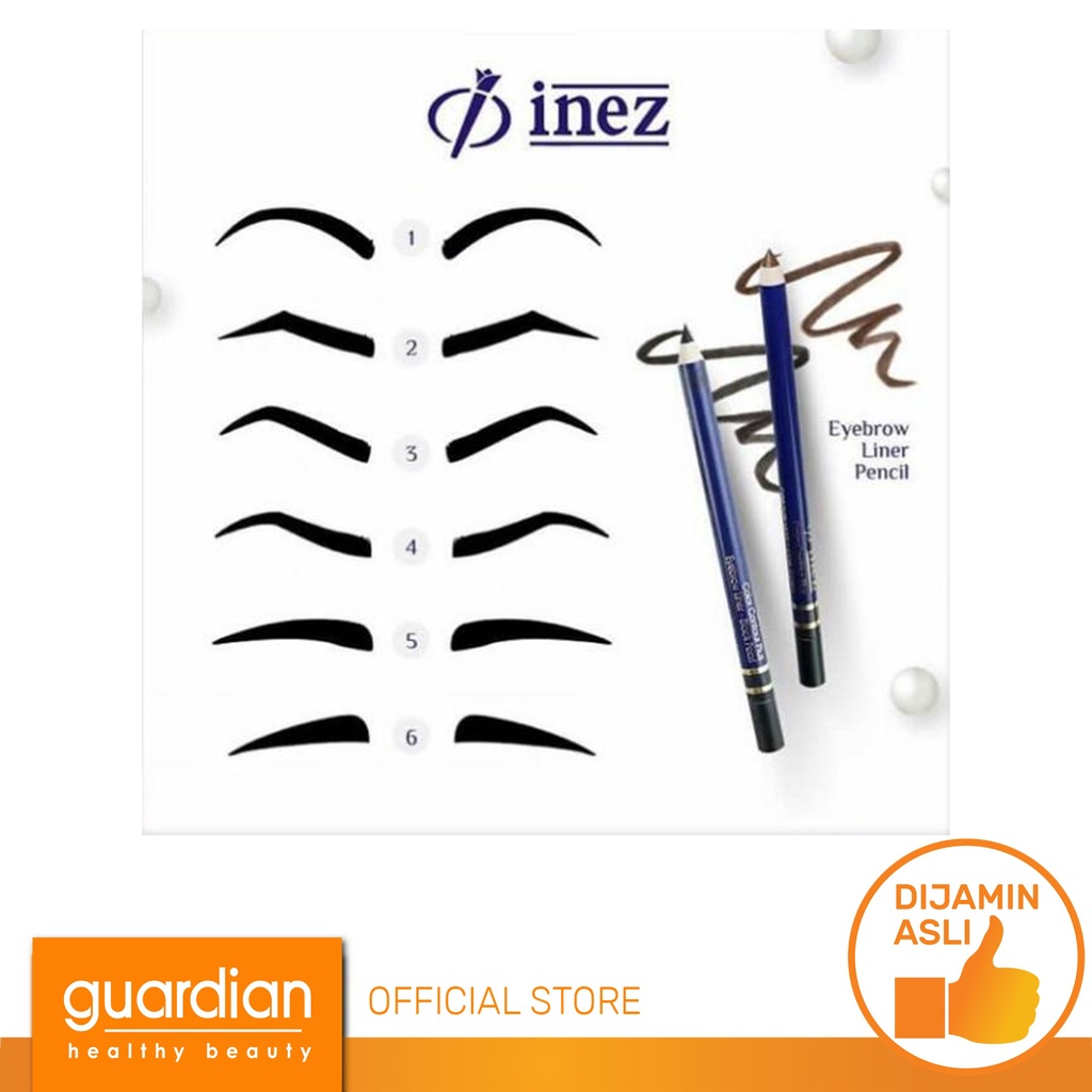 INEZ Eyebrow Liner Dark Brown 1.3g