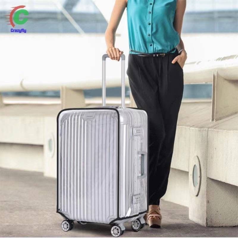 PELINDUNG KOPER ANTI GORES /Grosiran Luggage Cover Transparant Cover Pelindung Koper Transparan ukuran