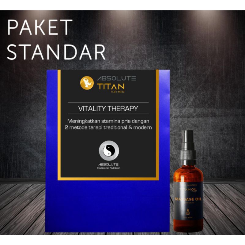 ABSOLUTE TITAN PAKET STANDAR PEMBESAR PENIS KUAT TAHAN LAMA DAN LEMAH SYAHWAT 100% ORIGINAL BPOM BIS