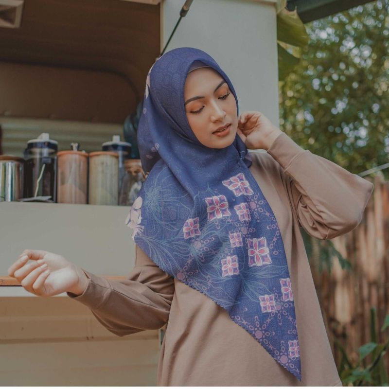 Motif Khansa Hijab custom nama logo brand sendiri bahan voal ultima ultrafine jilbab kerudung voal m