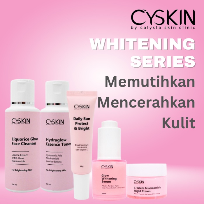 Glowing Skin Care Pembersih Pemutih Muka Cyskin